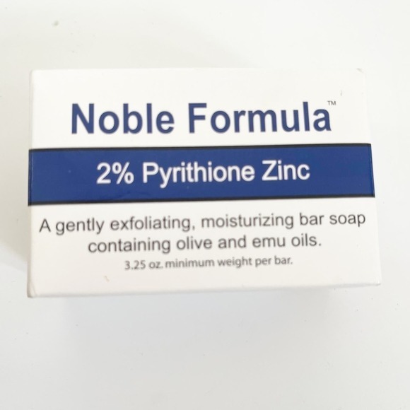 Noble Formula 2% Pyrithione‎ Zinc (ZnP) Original Emu Oil Bar Soap 3.25 oz - Picture 1 of 3